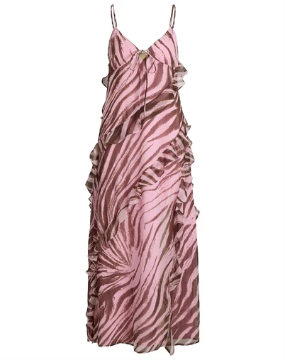 JJXX - JXEmilia Chiffon Long Kjole - Prism Pink